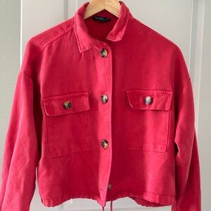 Velvet Heart Red Utility Jacket